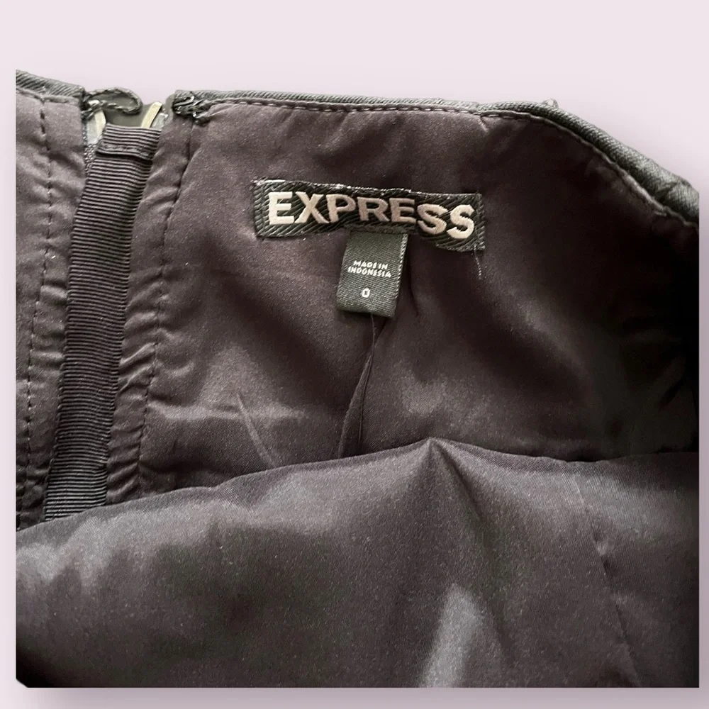 NWT Express‎ black pencil skirt size 0